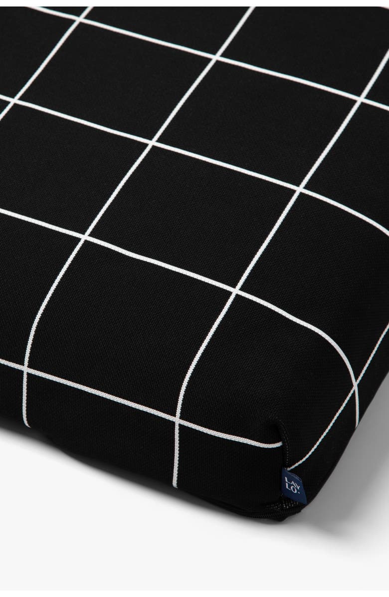 LAY LO Grid Dog Bed, Alternate, color, Black