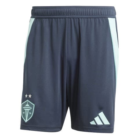 Men's adidas  Blue Seattle Sounders FC Away 2025 The Salish Sea Kit Authentic Shorts