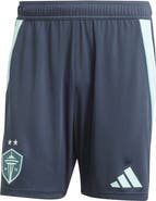 adidas Men's adidas  Blue Seattle Sounders FC Away 2025 The Salish Sea Kit Authentic Shorts