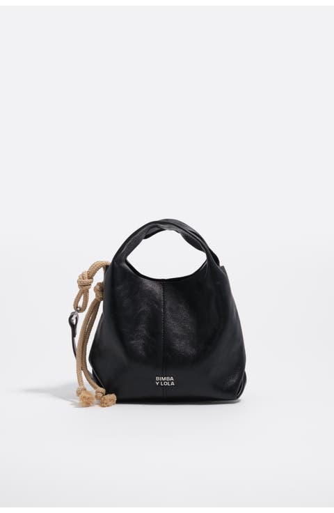 Leather Mini Paper Bag SS26