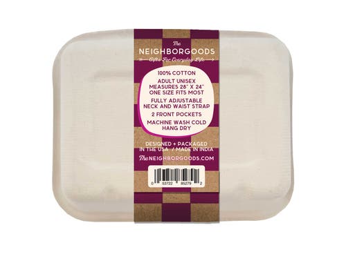 The Neighborgoods Beet Apron In White