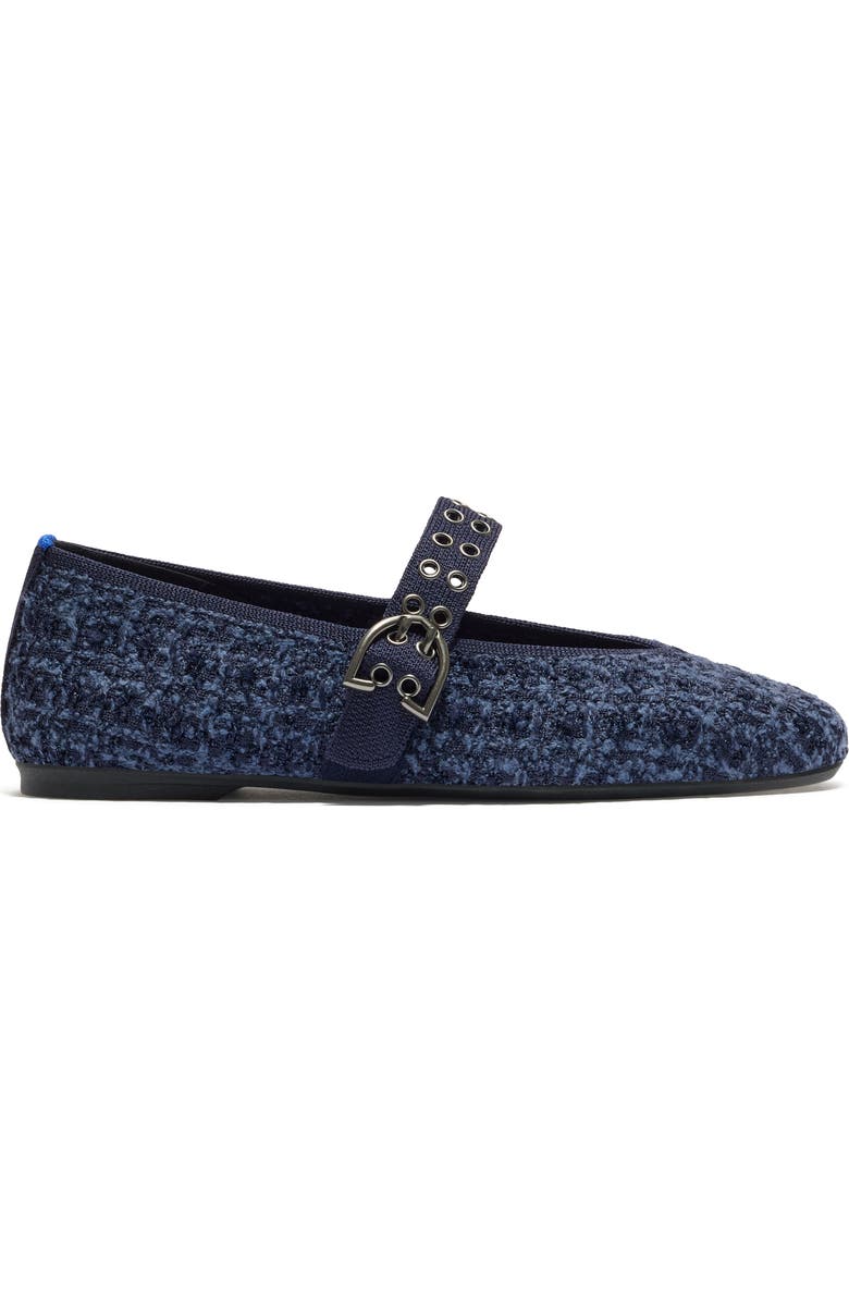 Rothy's The Max Buckle Mary Jane, Main, color, Blue Tweed