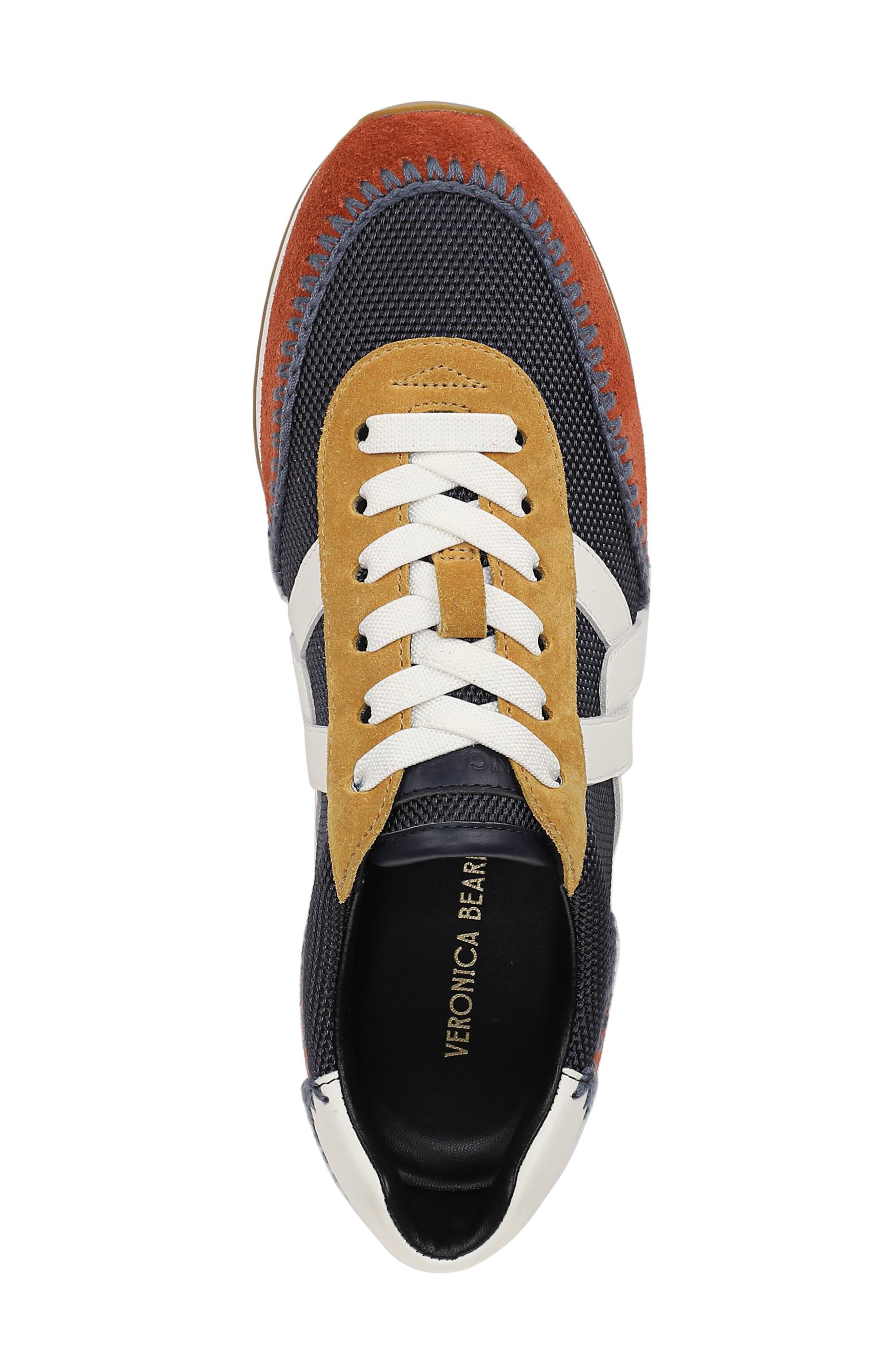 Penrose Slip-On Sneaker, Alternate, color, NAVY/ RUST SUEDE