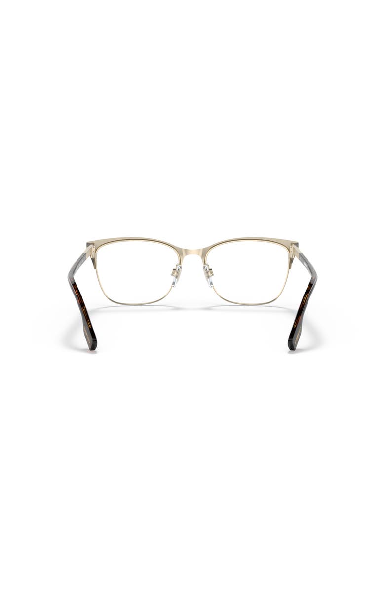 Burberry 54mm Cat Eye optical glasses, Alternate, color, Gold