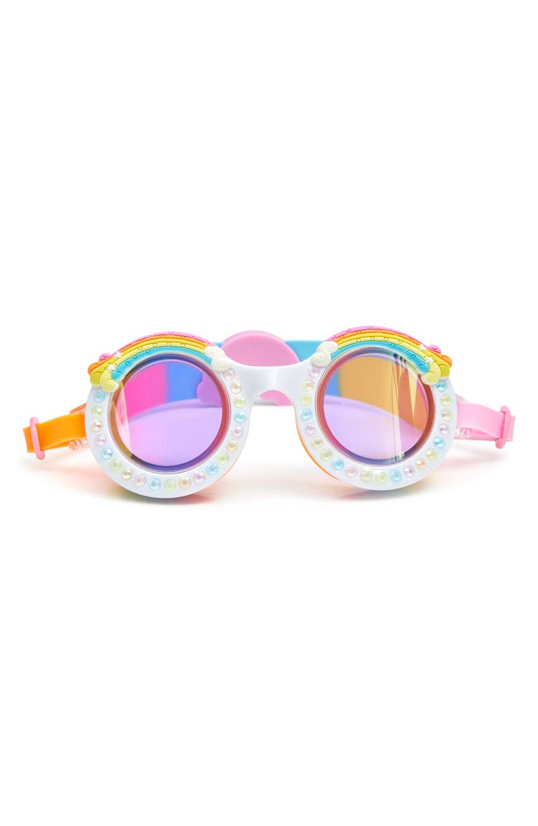 Bling2o Kids' Bling2o Rainbow Vibe Swim Goggles, Main, color,