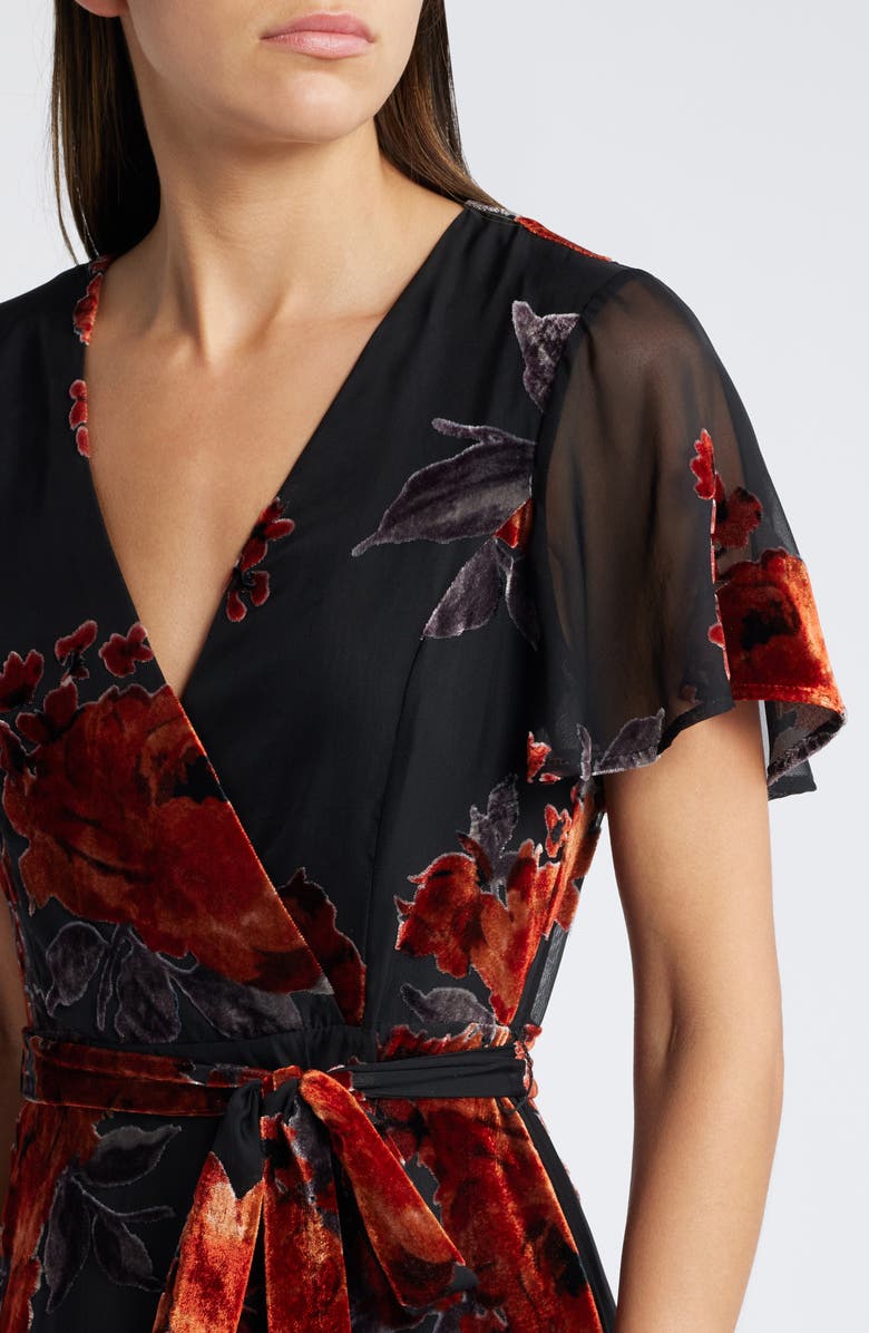 Lulus Sweetest Impression Faux Wrap Midi Dress, Alternate, color,