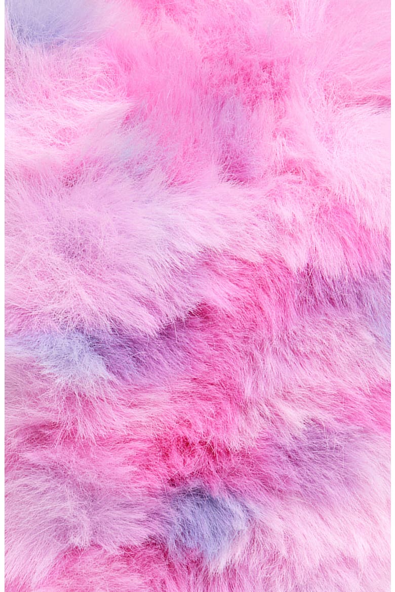 Kids' Faux Fur Headband, Alternate, color, PINK MULTI