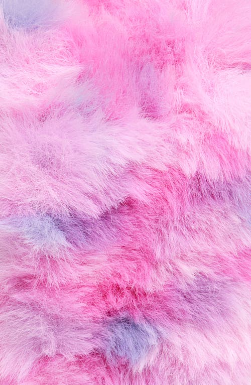 Surell Kids' Faux Fur Headband In Purple