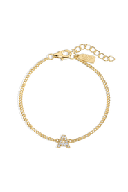 Electric Picks Initial Bracelet