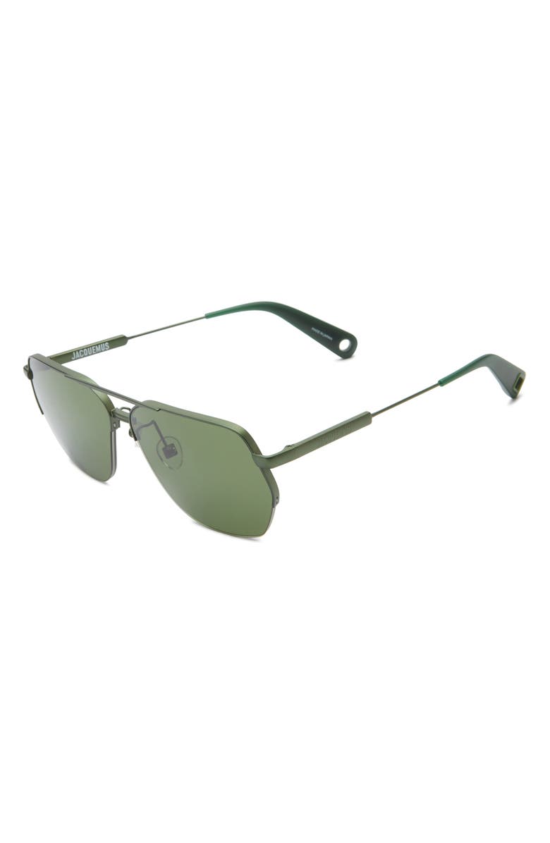 Jacquemus Les Lunettes Aviador Sunglasses, Alternate, color, 
