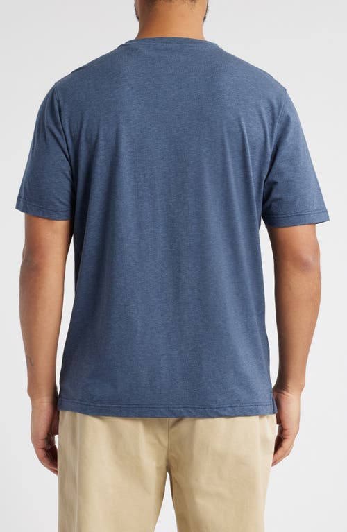 Scott Barber Cotton Blend T-shirt In Blue