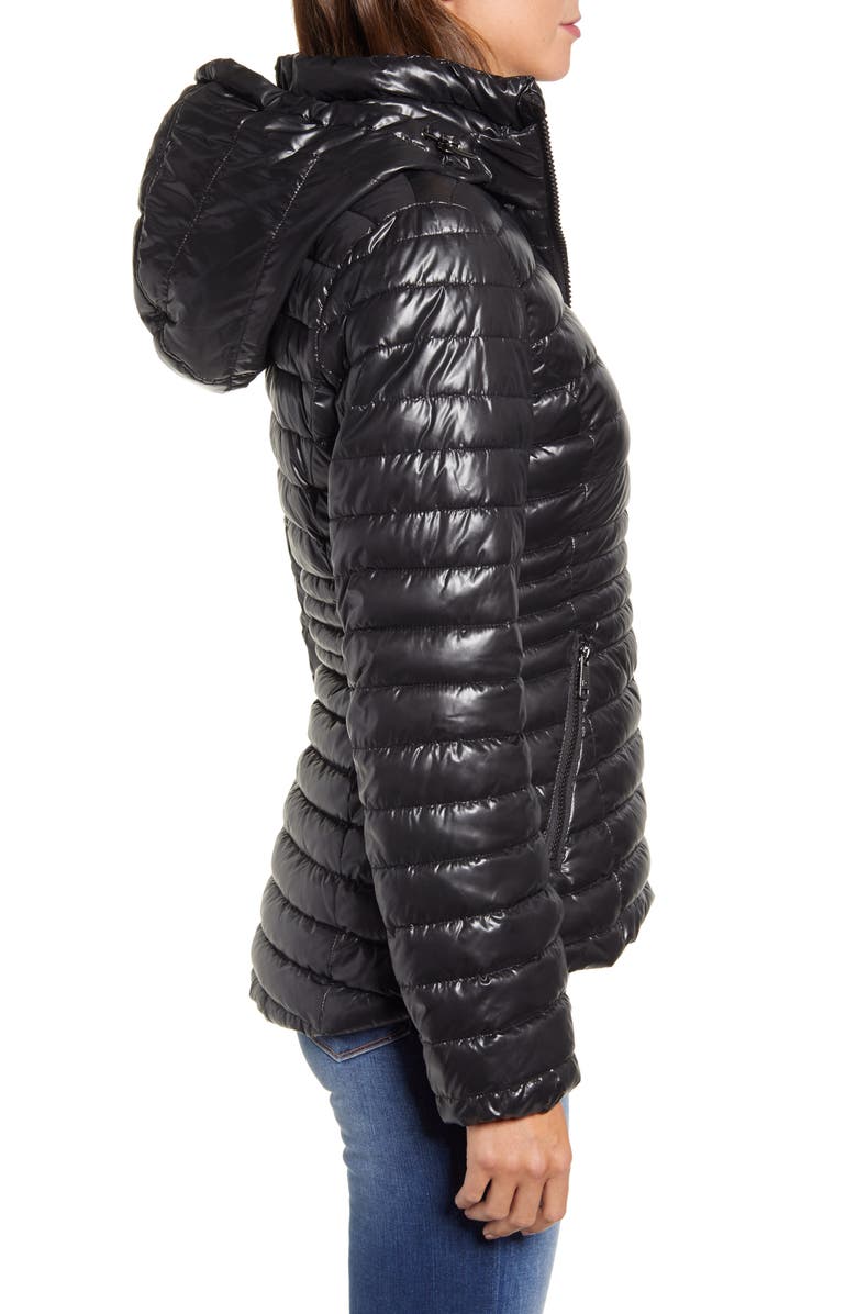 Kenneth Cole New York Packable Hooded Puffer Jacket, Alternate, color,