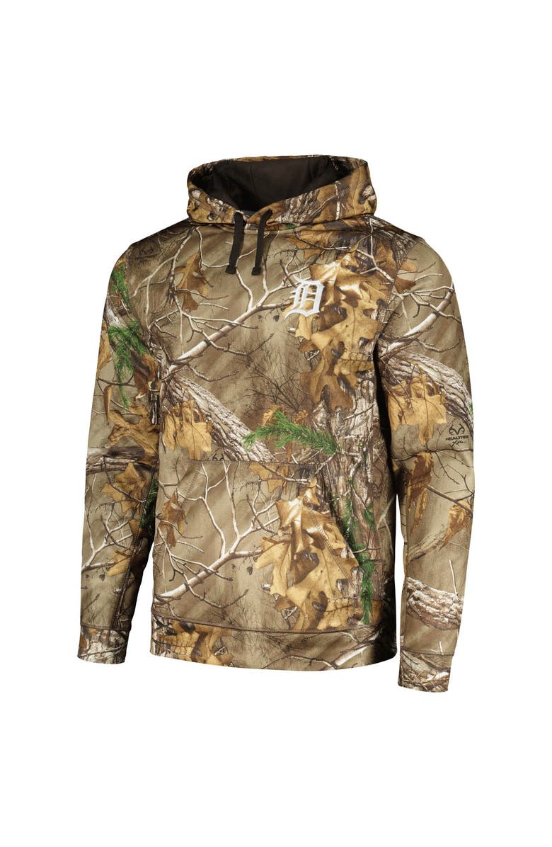 DUNBROOKE Men's Dunbrooke Camo Detroit Tigers Champion Realtree Pullover Hoodie, Alternate, color, 