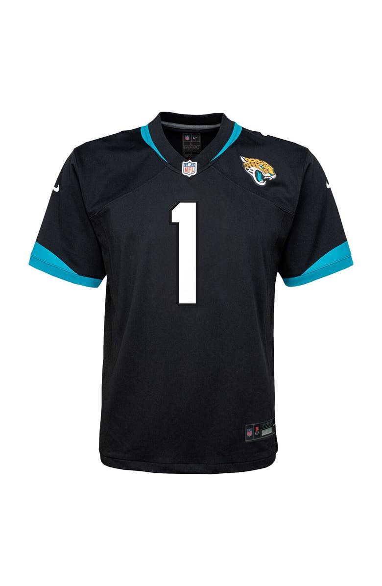 Nike Youth Nike Travis Etienne Black Jacksonville Jaguars Alternate Player Game Jersey, Alternate, color, Black