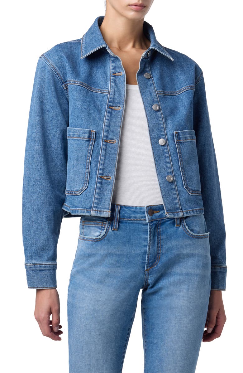 Joe's Crop Denim Jacket, Alternate, color, Anita