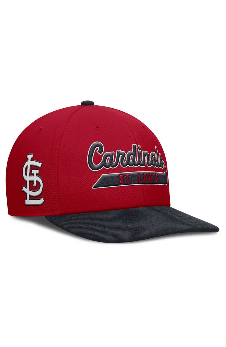 Nike Men's Nike Red/Navy St. Louis Cardinals Pro Performance Snapback Hat, Main, color, Red