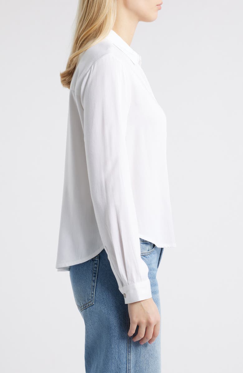 beachlunchlounge Casey Button-Up Shirt, Alternate, color, White