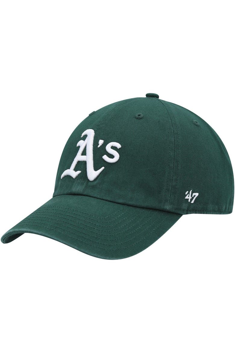 Men's '47 Green Athletics Clean Up Adjustable Hat, Main, color, Green