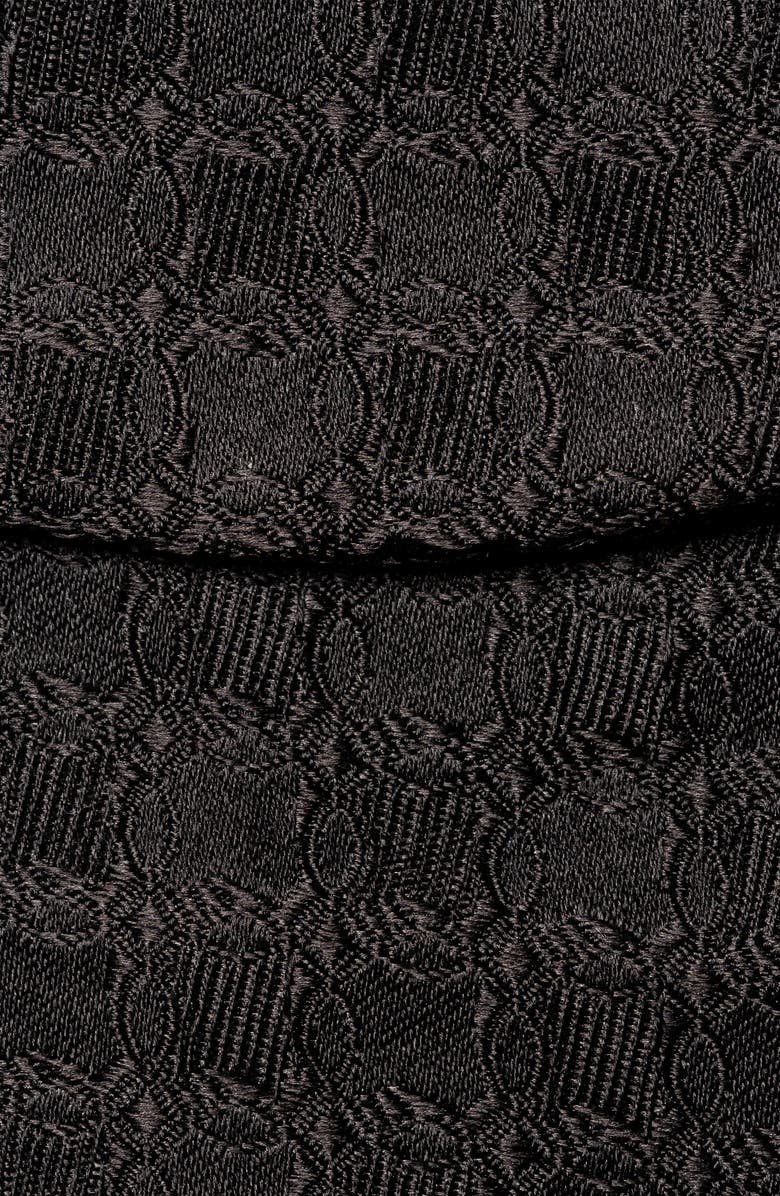 Eton Textured Black Silk Bow Tie, Alternate, color, 