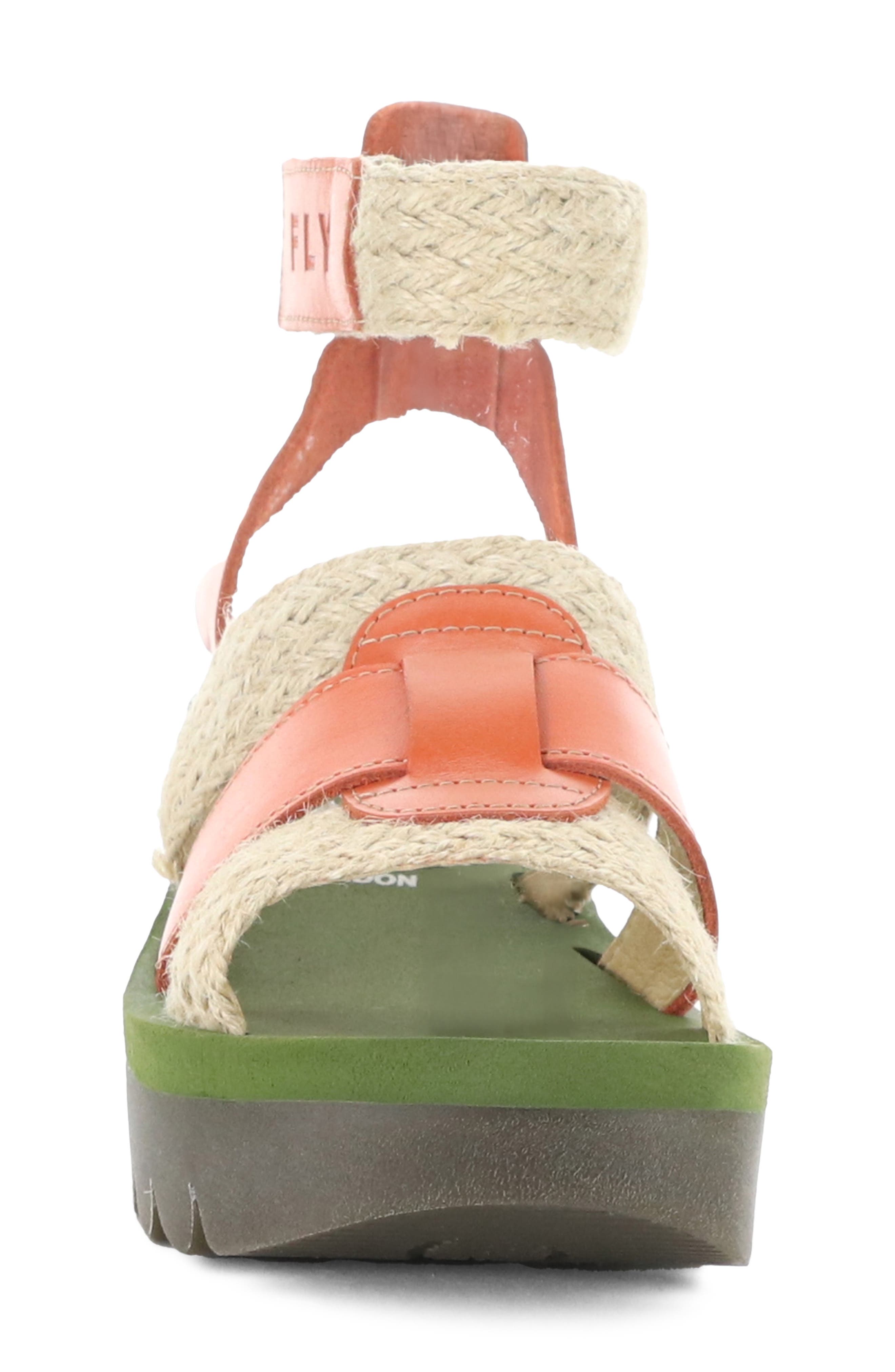 Yory Ankle Strap Sandal, Alternate, color, SCARLET