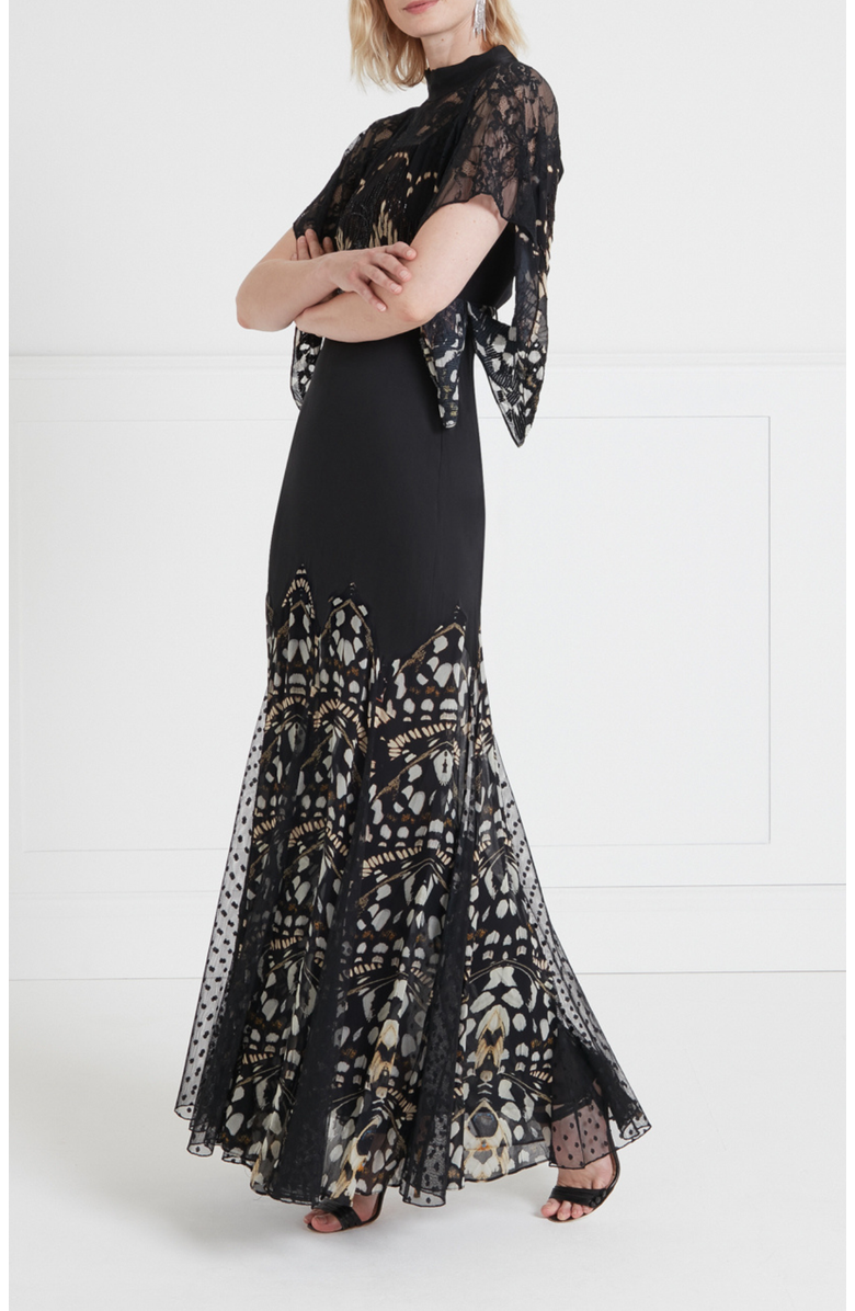 Temperley London Emperor Dress, Alternate, color, Black