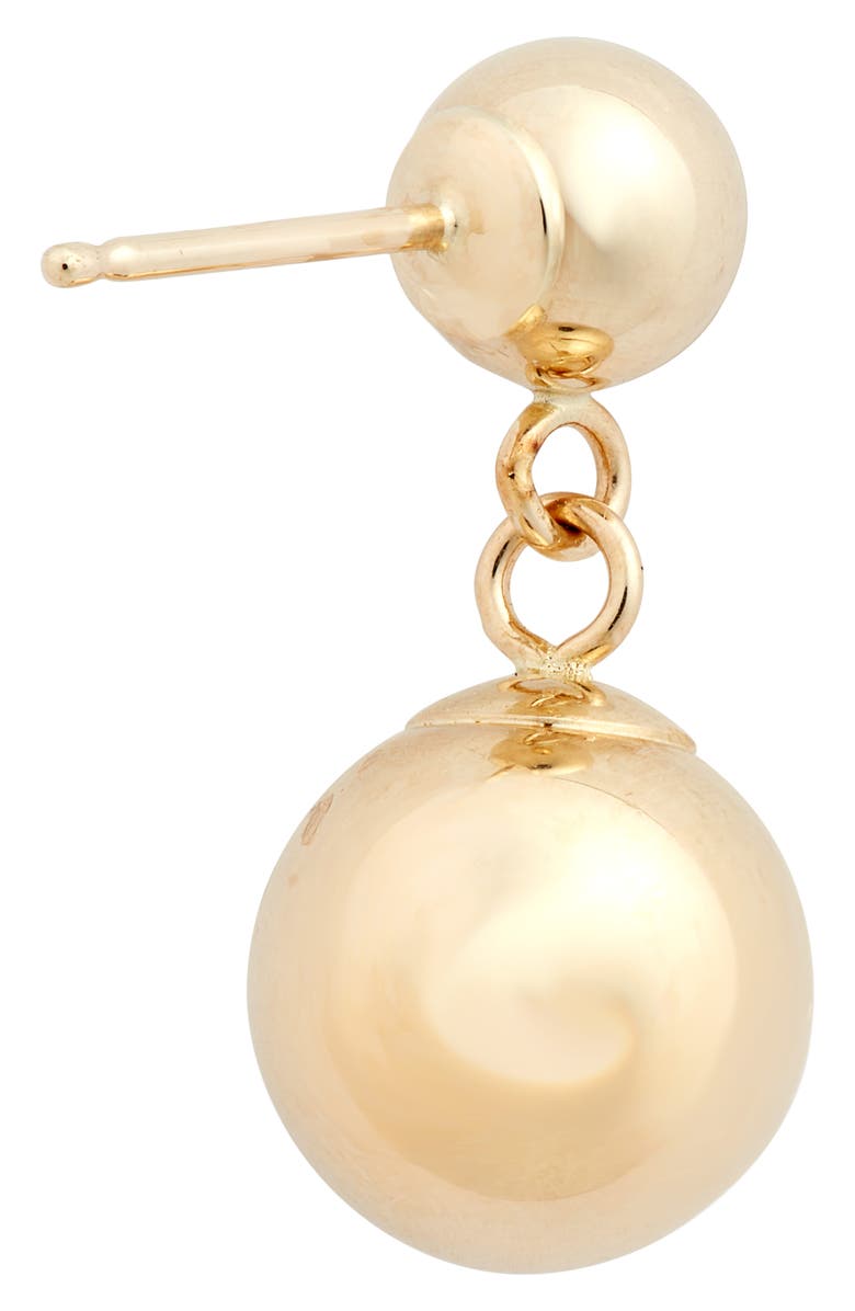 Poppy Finch Double Gold Ball Earrings, Alternate, color,