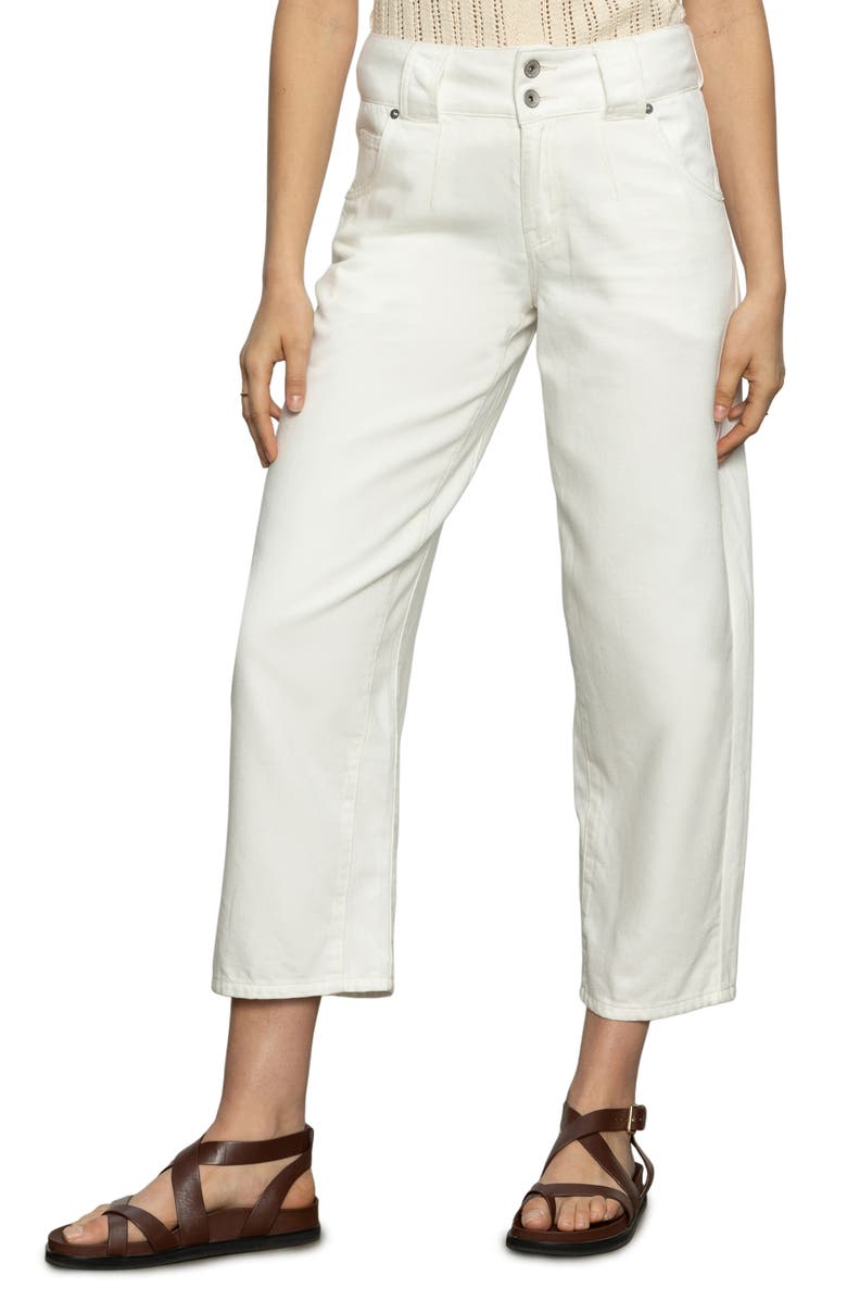 Sanctuary Side Car High Waist Ankle Barrel Jeans, Main, color, 