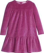 BISBY Kids' Velour Lisle Dress
