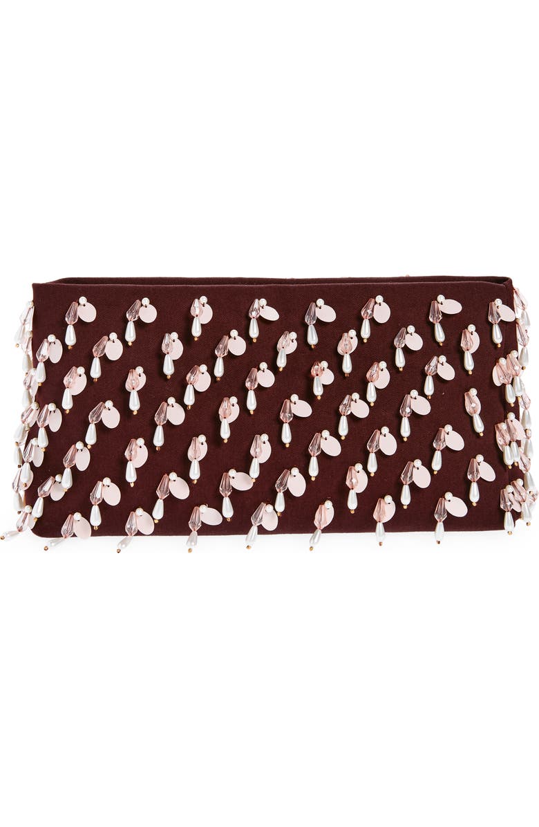Dries Van Noten Bead & Sequin Clutch, Main, color,