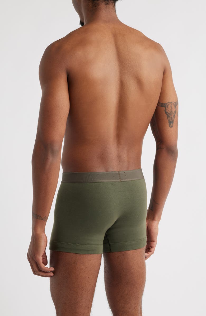 TOM FORD Cotton Stretch Jersey Boxer Briefs, Main, color, Military Green