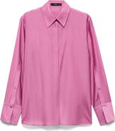 MANGO Satin Shirt