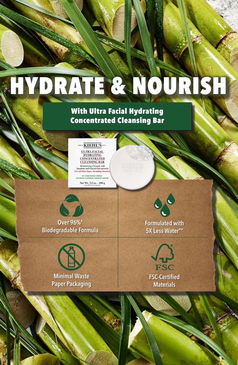 Kiehl's Since 1851 Ultra Facial Hydrating Concentrated Cleansing Bar, Alternate, color, 