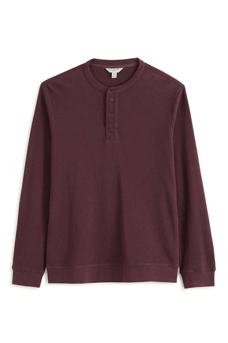 Brigantine Waffle Organic Cotton Henley T-shirt, Alternate, color, TIMBER