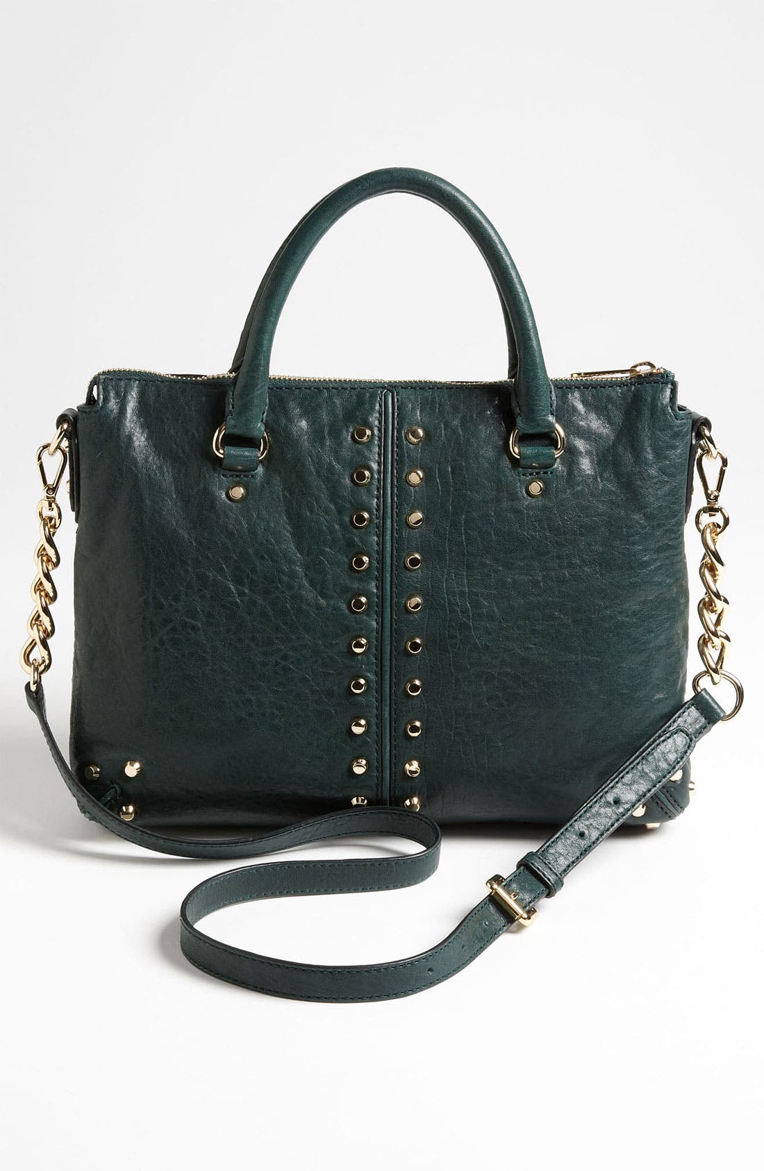 'Uptown Astor - Medium' Crossbody Satchel, Alternate, color, HUNTER GREEN