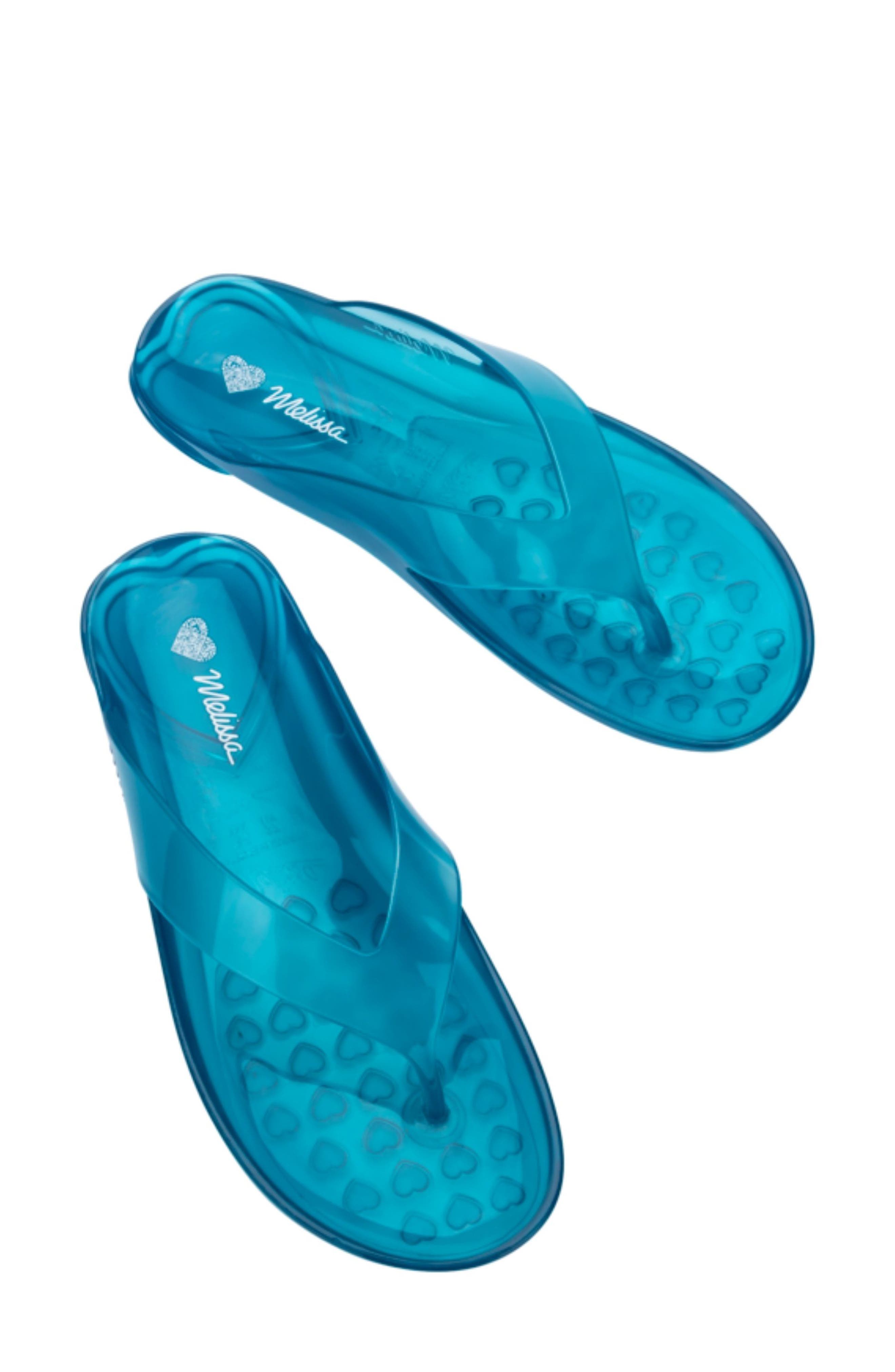 The Real Jelly Flip Flop, Alternate, color, CLEAR BLUE