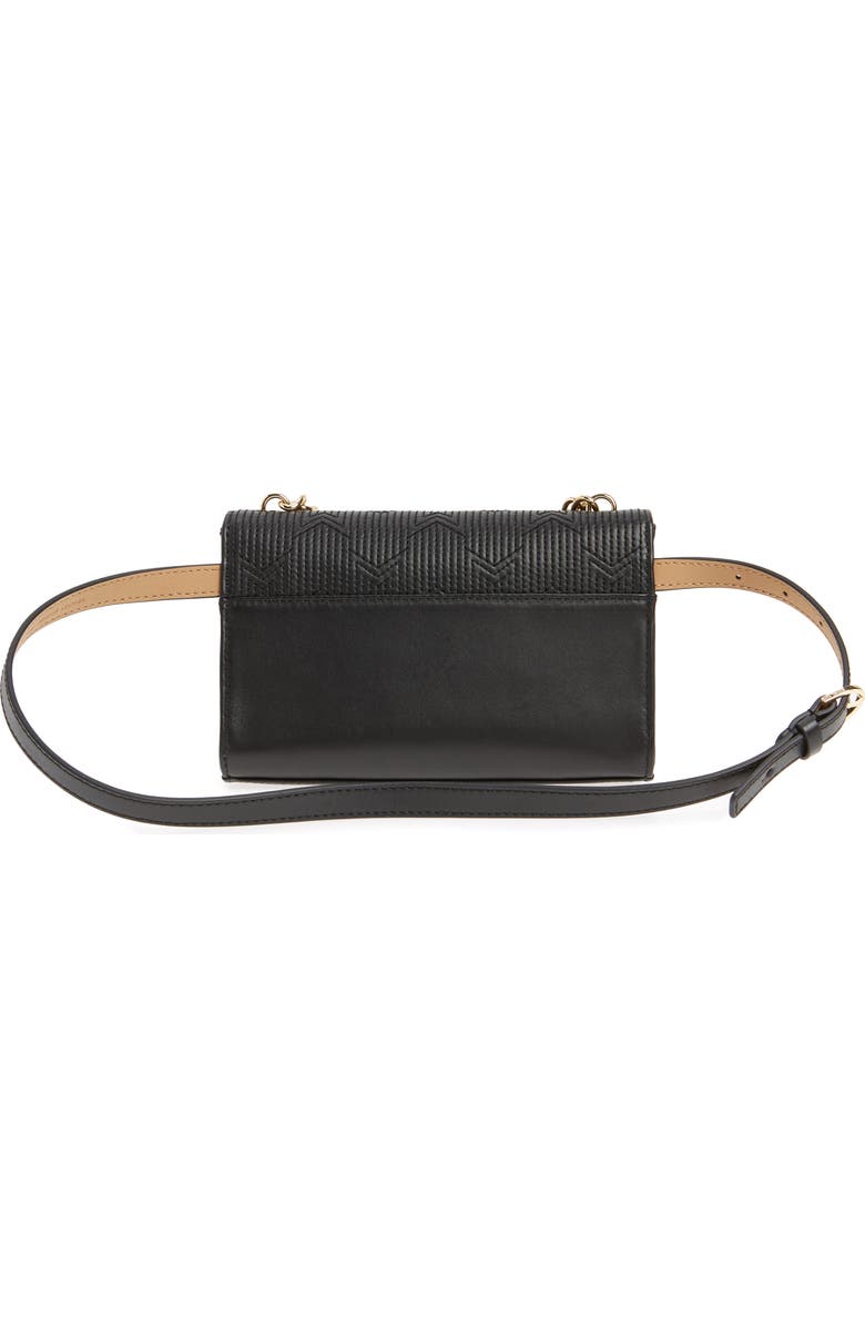 MICHAEL Michael Kors Deco M Quilted Leather Belt Bag, Alternate, color,