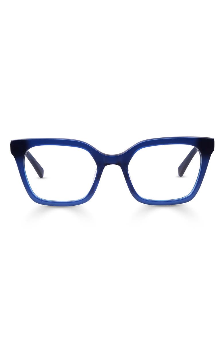 eyebobs Overlook 50mm Cat Eye Readers, Main, color, Midnight Blue Crystal
