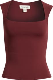Open Edit Square Neck Tank