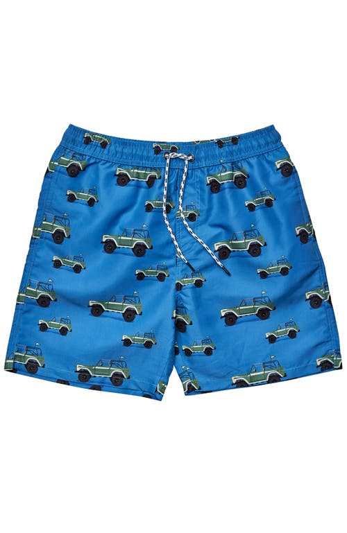 Snapper Rock Printed Swim Shorts In Blue