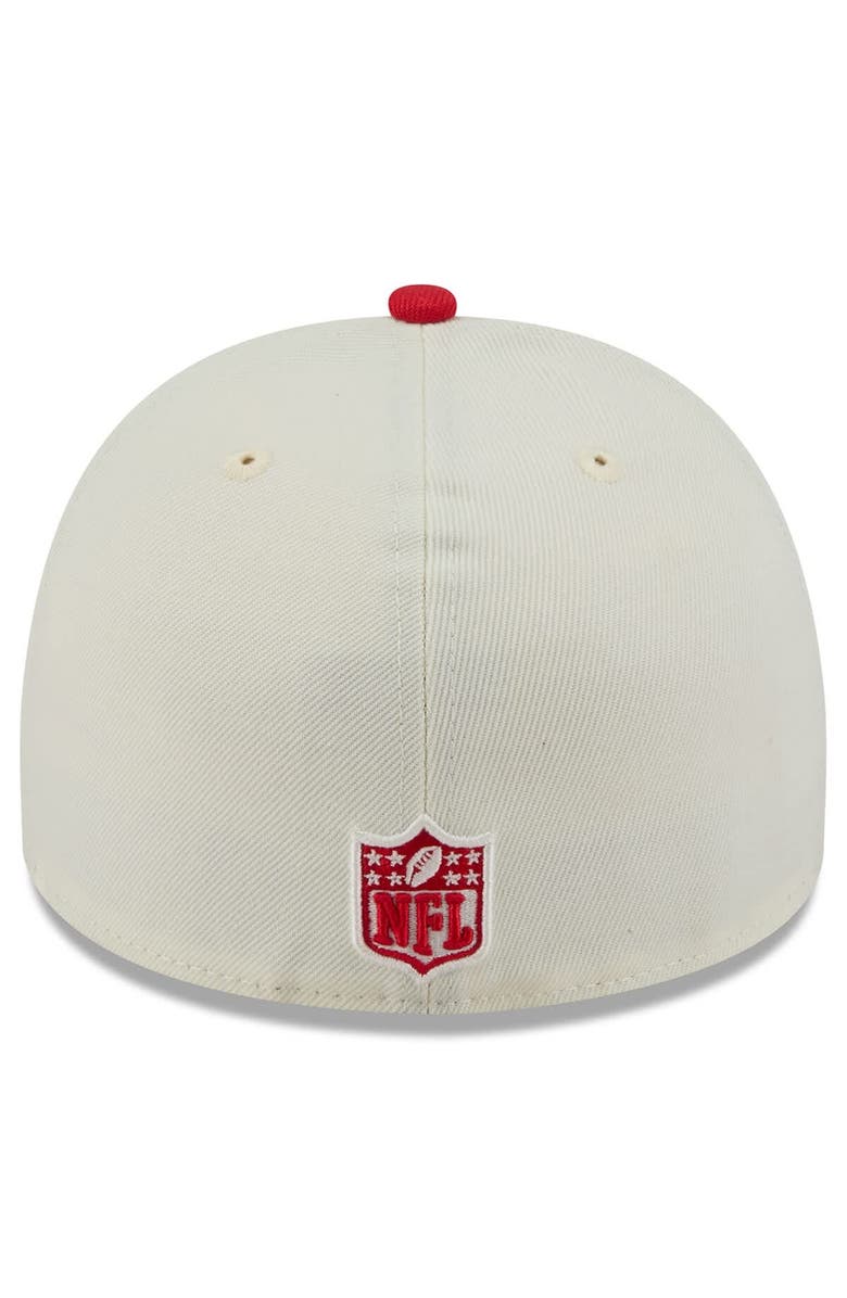 New Era Men's New Era Cream/Red Kansas City Chiefs 2025 NFL Draft A-Frame 59FIFTY Fitted Hat, Alternate, color, Cream