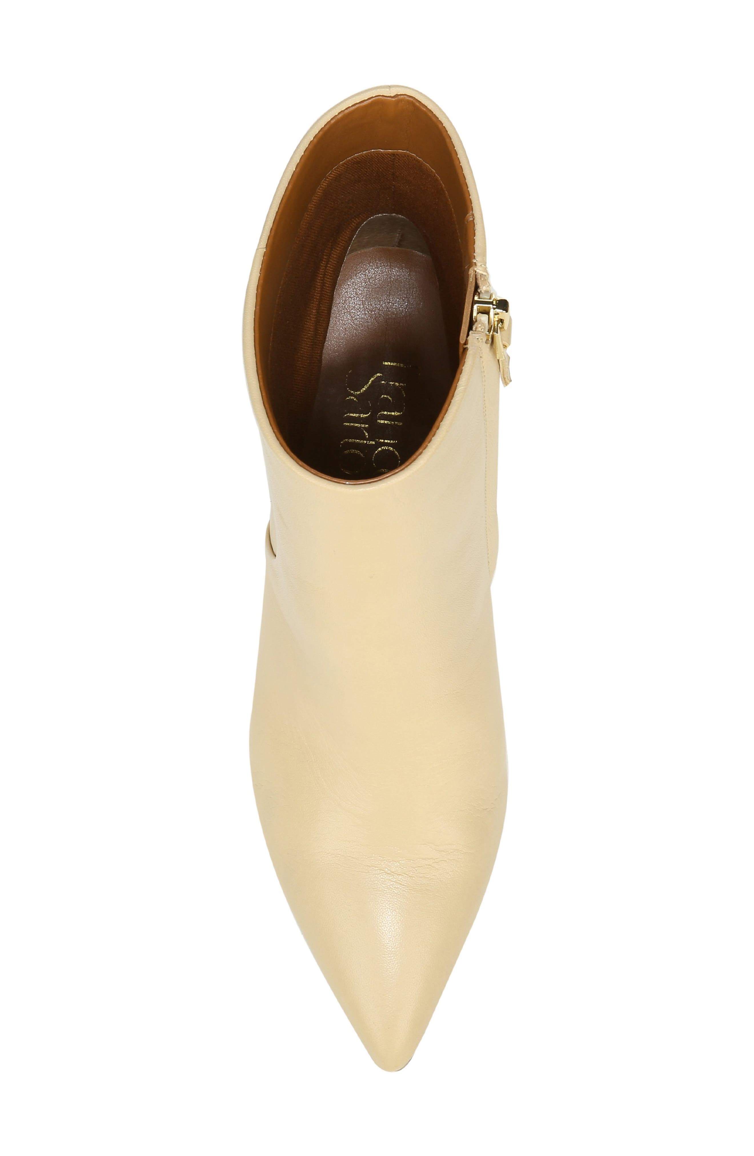 Vesi Leather Bootie, Alternate, color, BEIGE