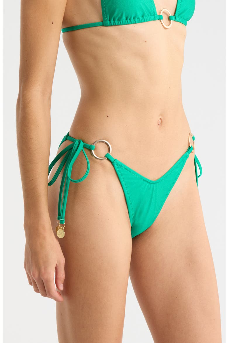 Ring Side Tie Bikini Bottoms, Alternate, color, ISLAND LUSH