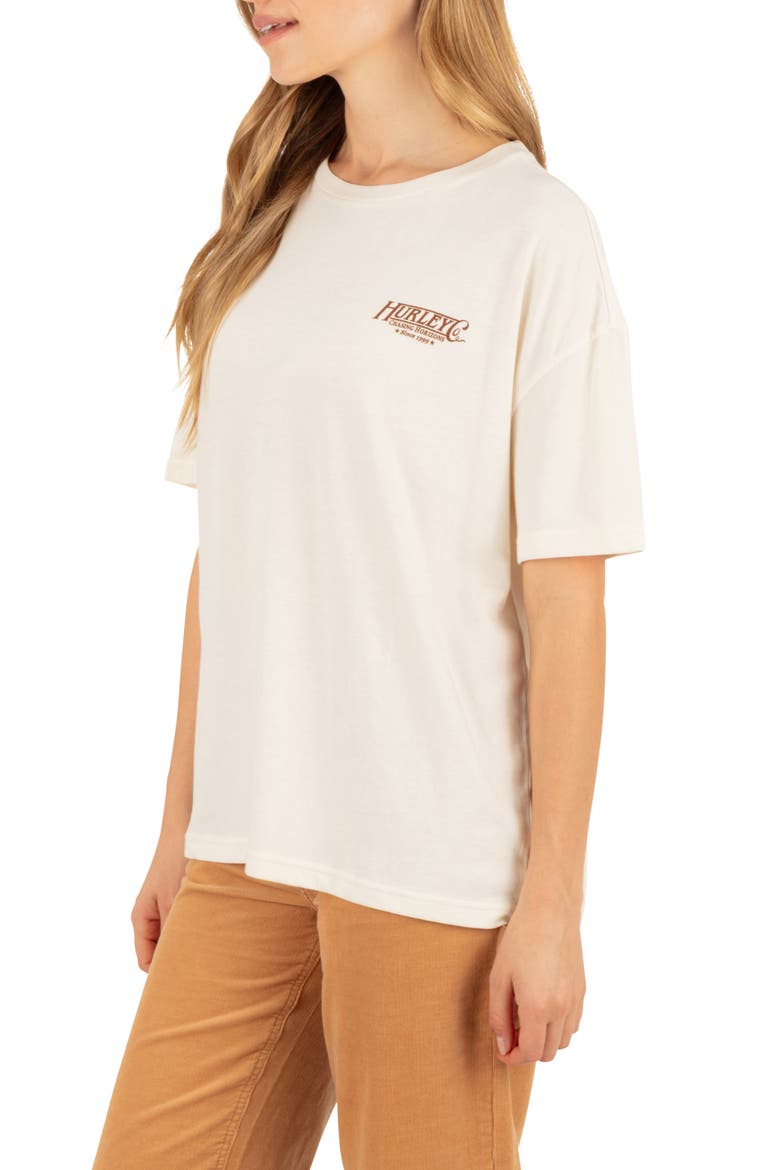 Free Valley Graphic Boyfriend T-Shirt, Alternate, color, CREAM