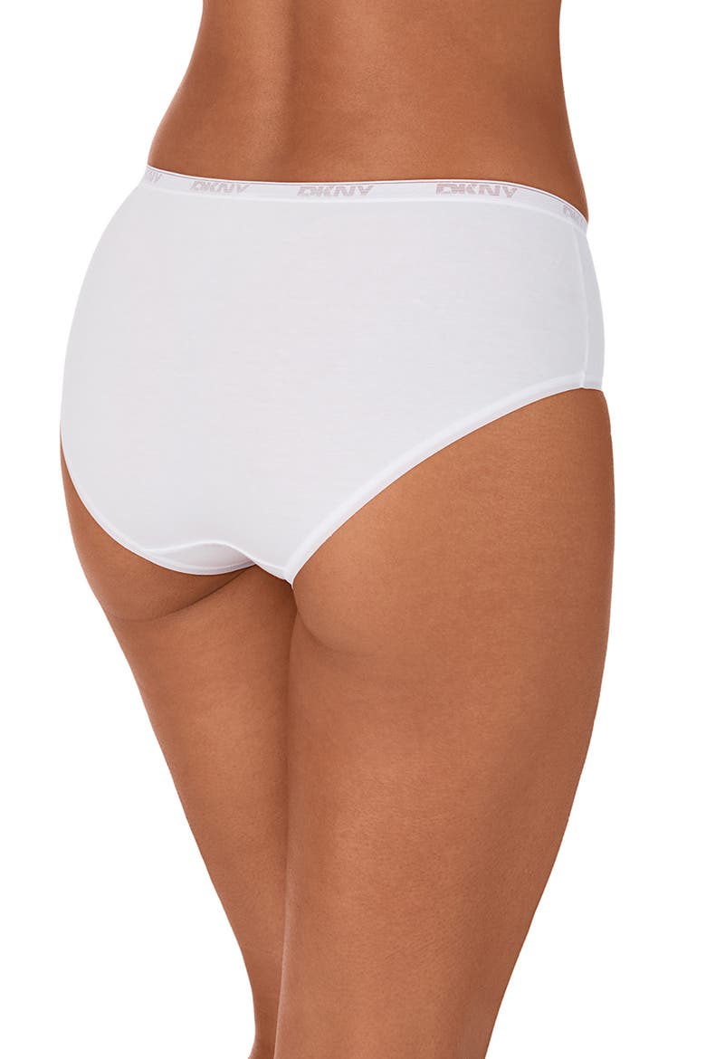 Cotton Blend Briefs, Alternate, color, WHITE