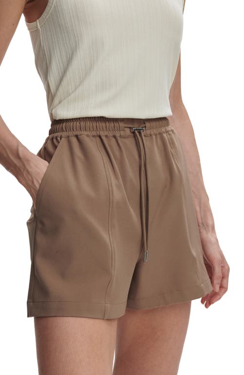 Varley Esmond Drawstring Shorts In Taupe Stone