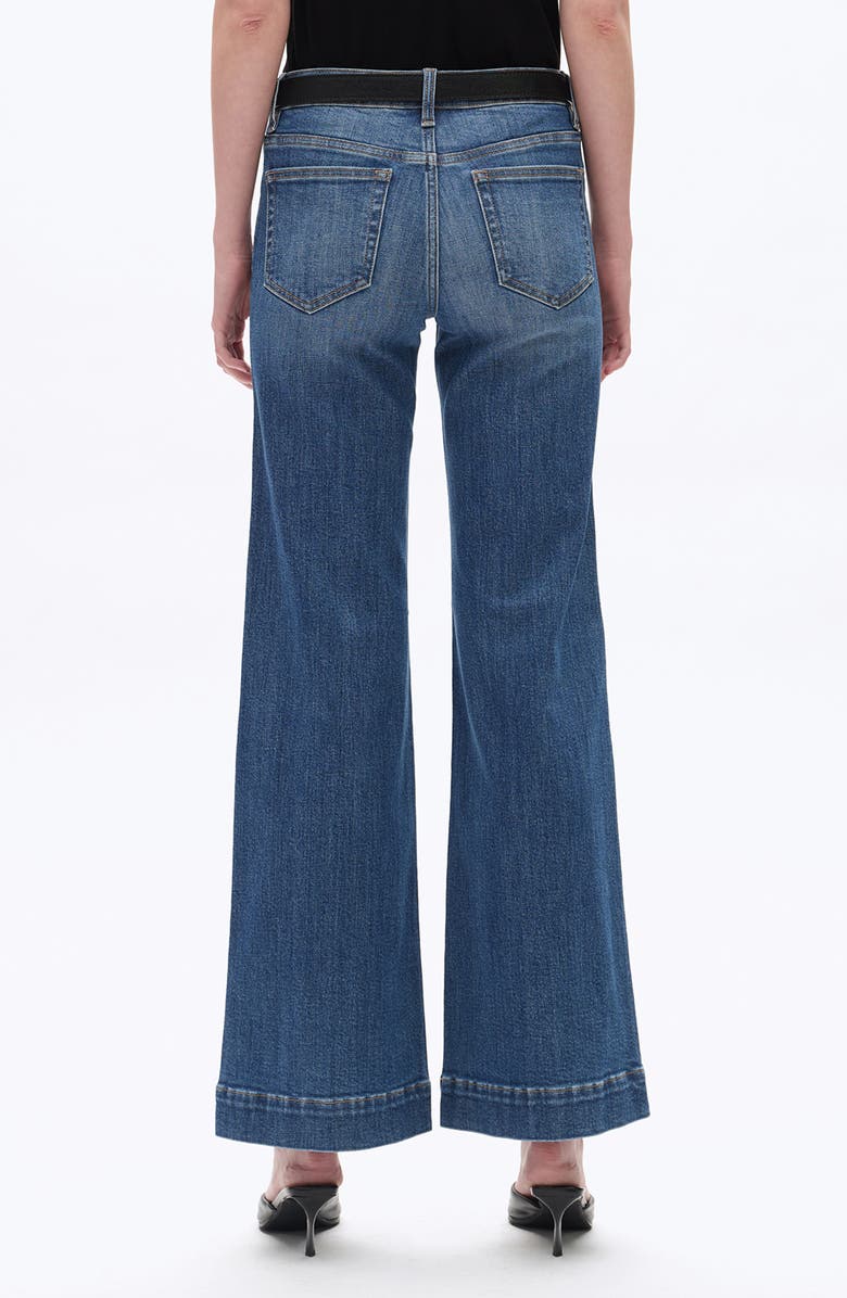 Bayeas Low Rise Wide Leg Jeans, Alternate, color, Medium Blue