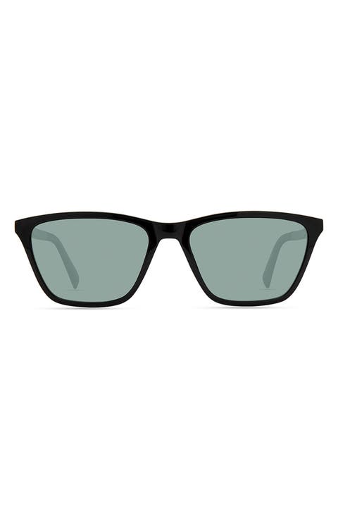 Yun 53mm Polarized Square Sunglasses