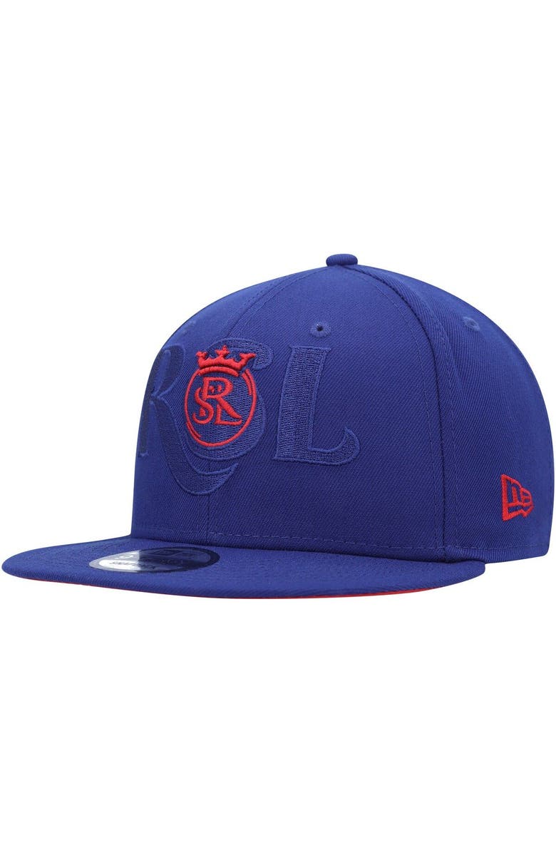 New Era Men's New Era Blue Real Salt Lake Kick Off 9FIFTY Snapback Hat, Alternate, color, 
