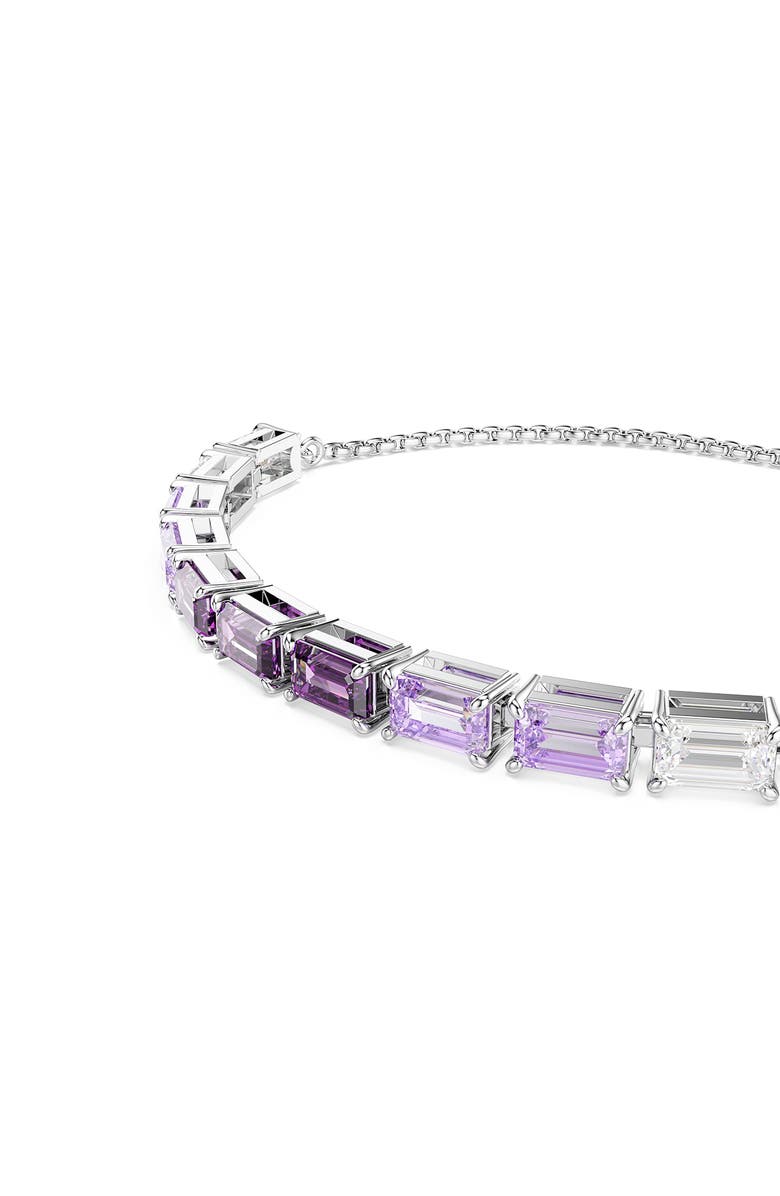 Swarovski Matrix Slider Bracelet, Alternate, color, Purple