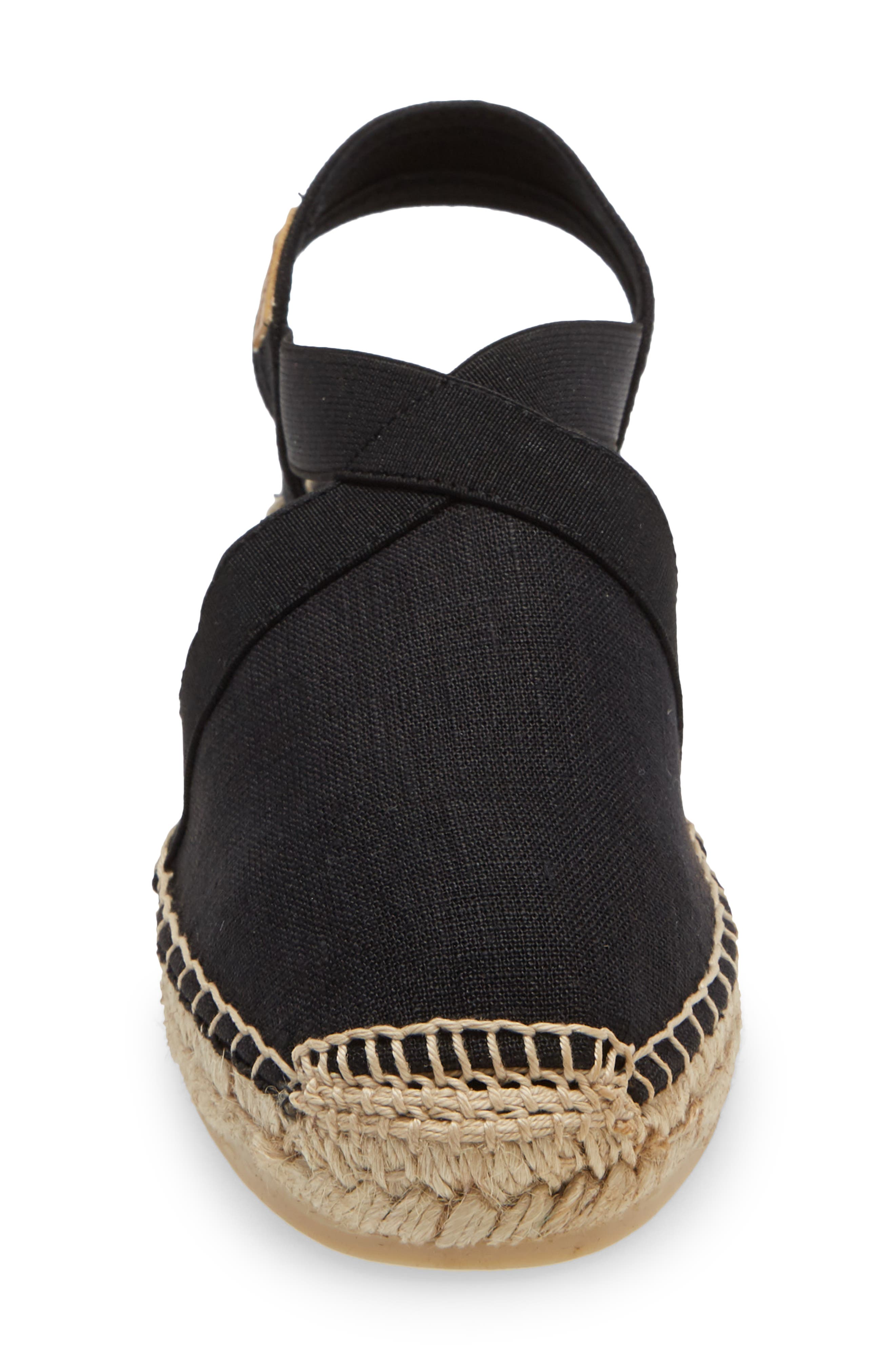 Toni Pons Verona Wedge Espadrille, Alternate, color, Black Fabric